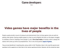 Tablet Screenshot of gamewaredevelopment.co.uk